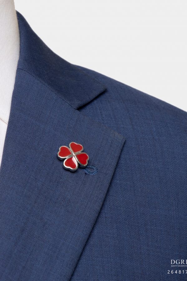 craft red clover brooch dgrie