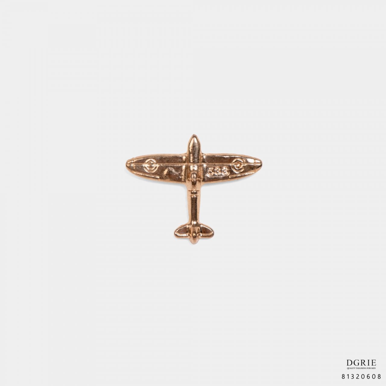 gold plane brooch dgrie 1