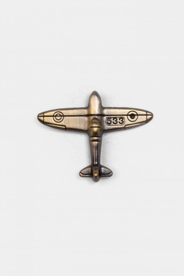 pensive gold plane brooch dgrie 1