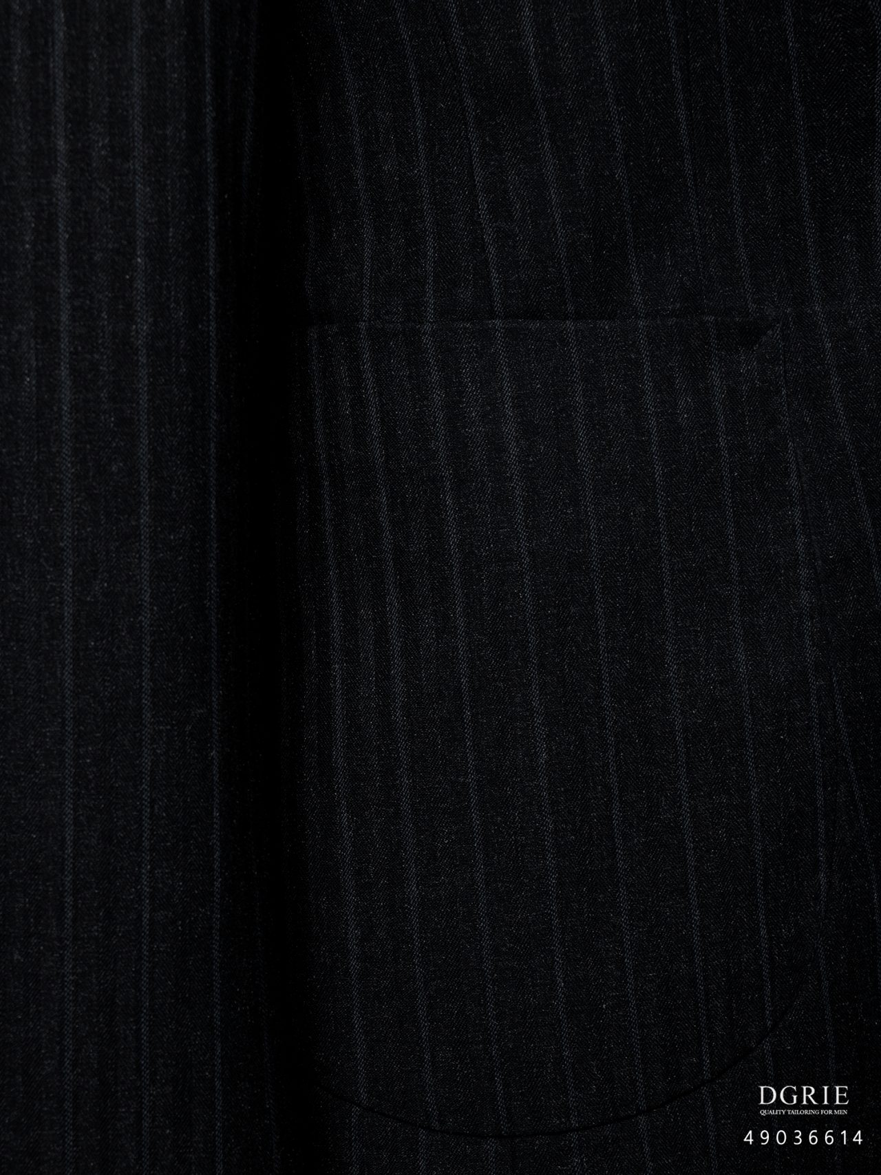 LINE ALBUM sku 49036614 Dark Gray Navy Stipe2cm Wool ๒๓๐๖๒๑ 0