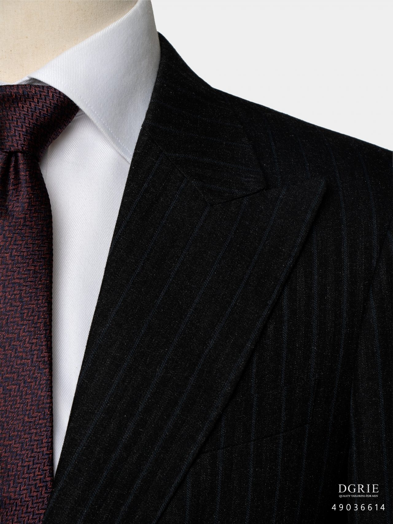 LINE ALBUM sku 49036614 Dark Gray Navy Stipe2cm Wool ๒๓๐๖๒๑ 4