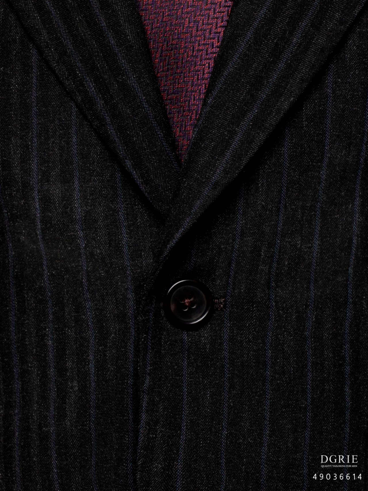 LINE ALBUM sku 49036614 Dark Gray Navy Stipe2cm Wool ๒๓๐๖๒๑ 5