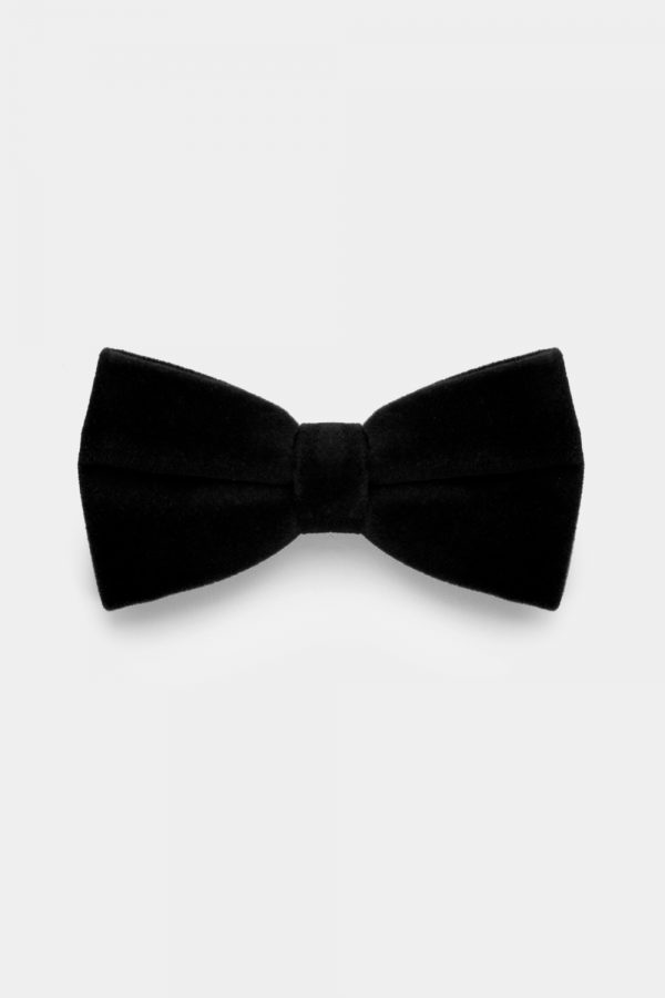 04 sku 22725424 black velvet batwing bowtie