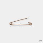 gold collar clip size 0