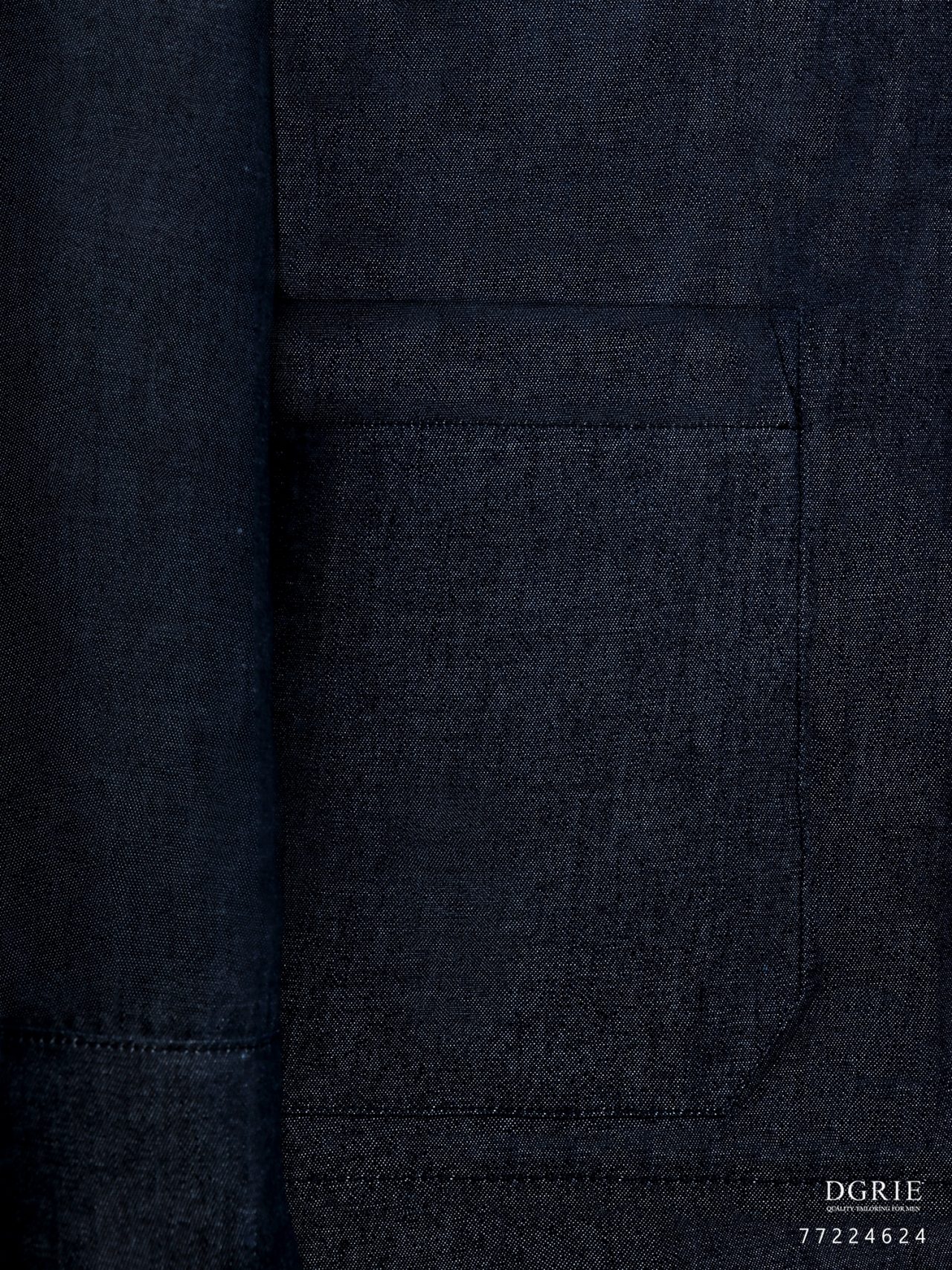 LINE ALBUM sku 77224624 THE CHORE COAT UNLINE DENIM NAVY ๒๓๑๒๑๒ 2