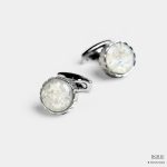 07 sku 81656306 WHITE STONER CUFFLINK SILVER 2 0