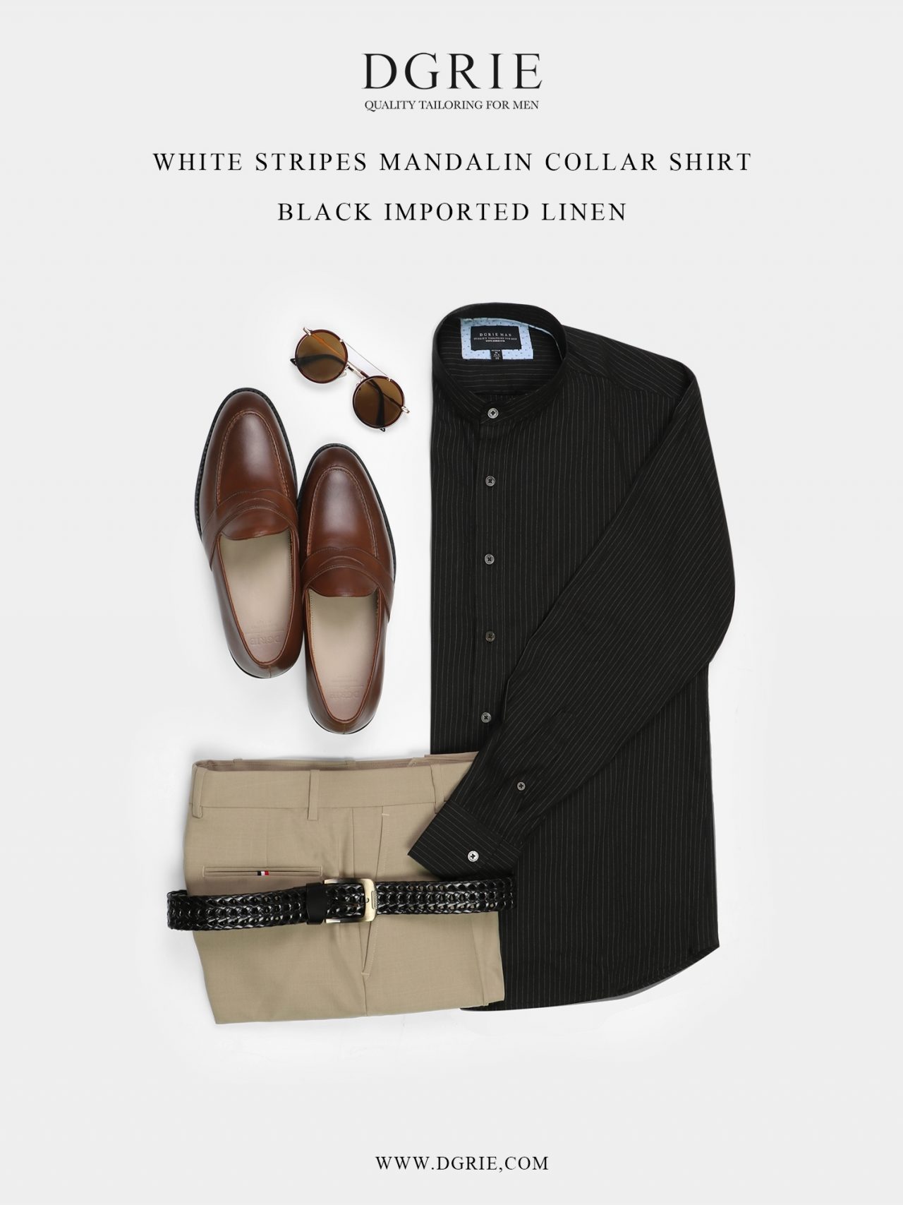 LINE ALBUM sku 52769611 black stripe on imported linen 241009 4