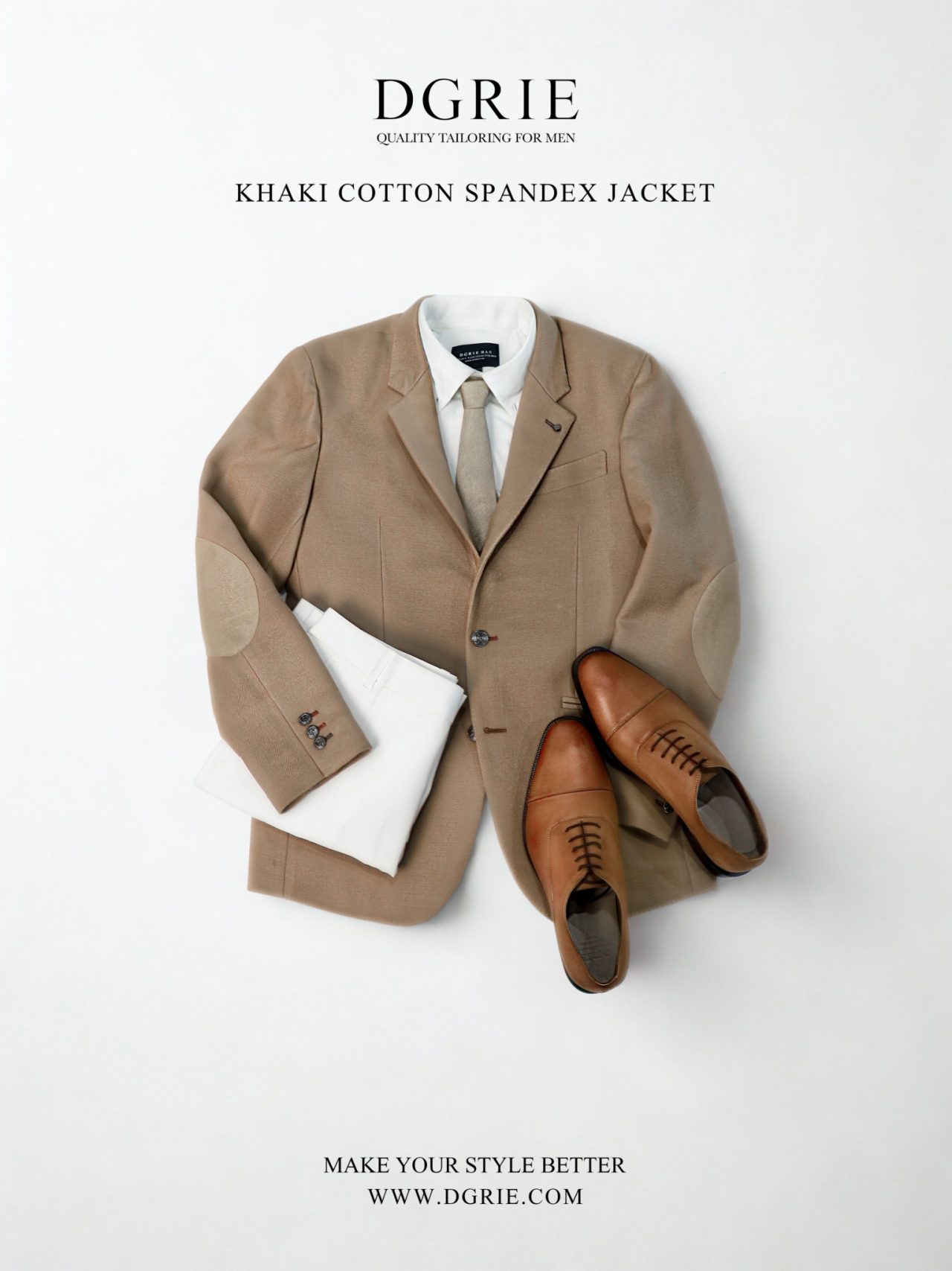 LINE ALBUM khaki cotton spandex 250630 3.1