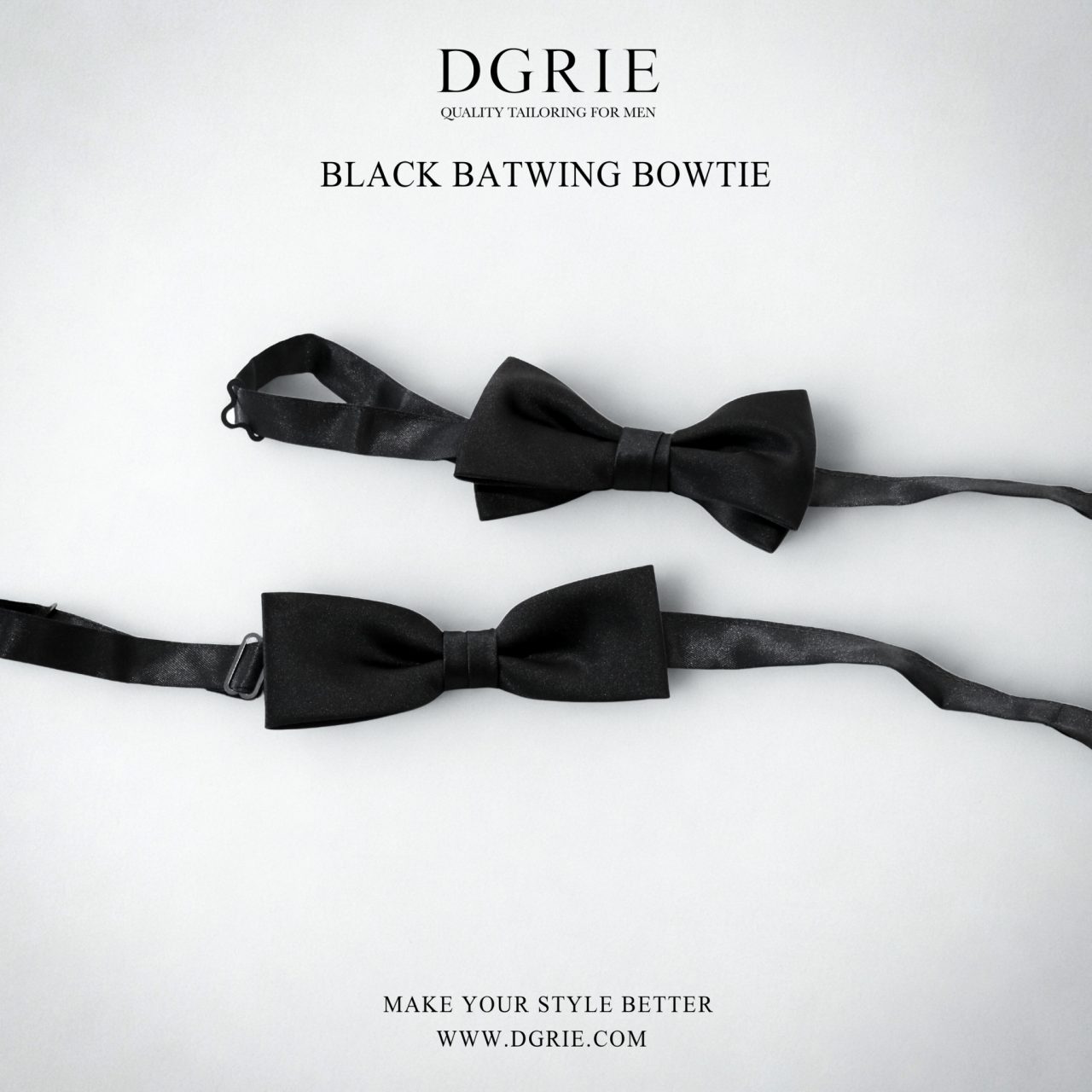 LINE ALBUM Black batwing bowtie 250701 3