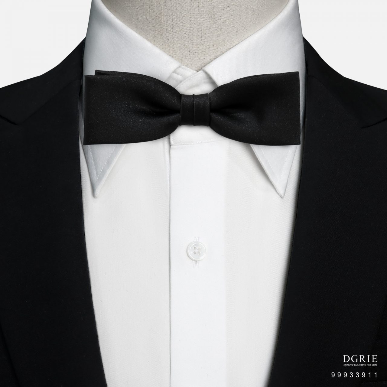 LINE ALBUM Black batwing bowtie 250701 5