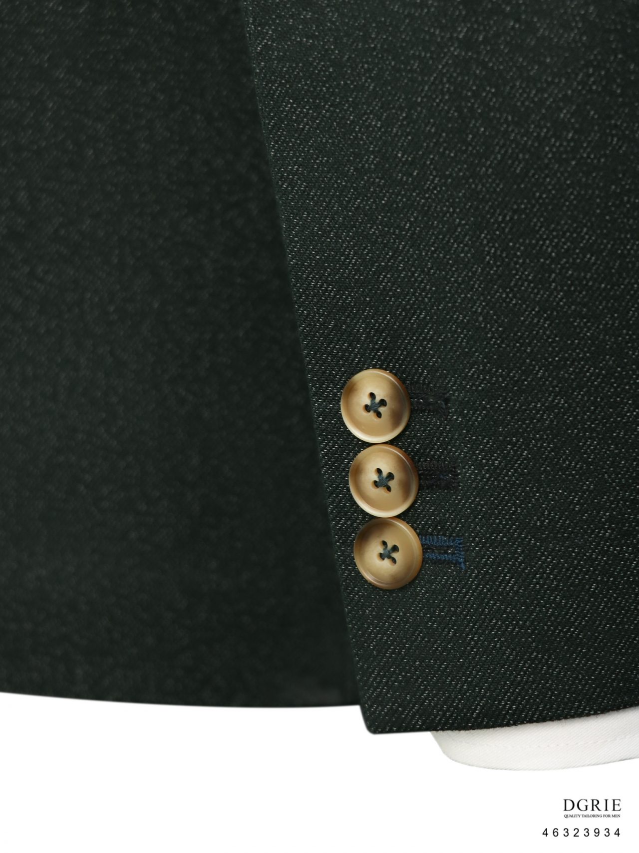 LINE ALBUM Jungle green notch lapel gbn horn button 250723 2