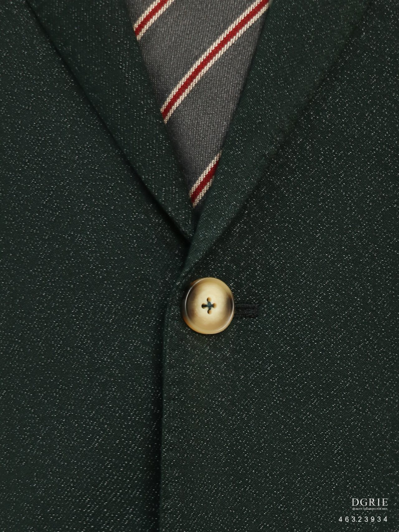 LINE ALBUM Jungle green notch lapel gbn horn button 250723 4