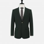 LINE ALBUM Jungle green notch lapel gbn horn button 250723 6