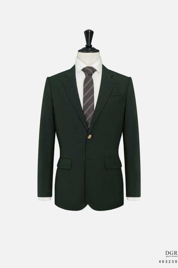 LINE ALBUM Jungle green notch lapel gbn horn button 250723 6
