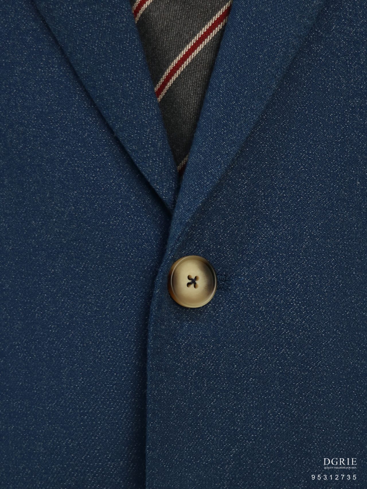 LINE ALBUM spruce blue notch lapel bbr horn button 250723 4