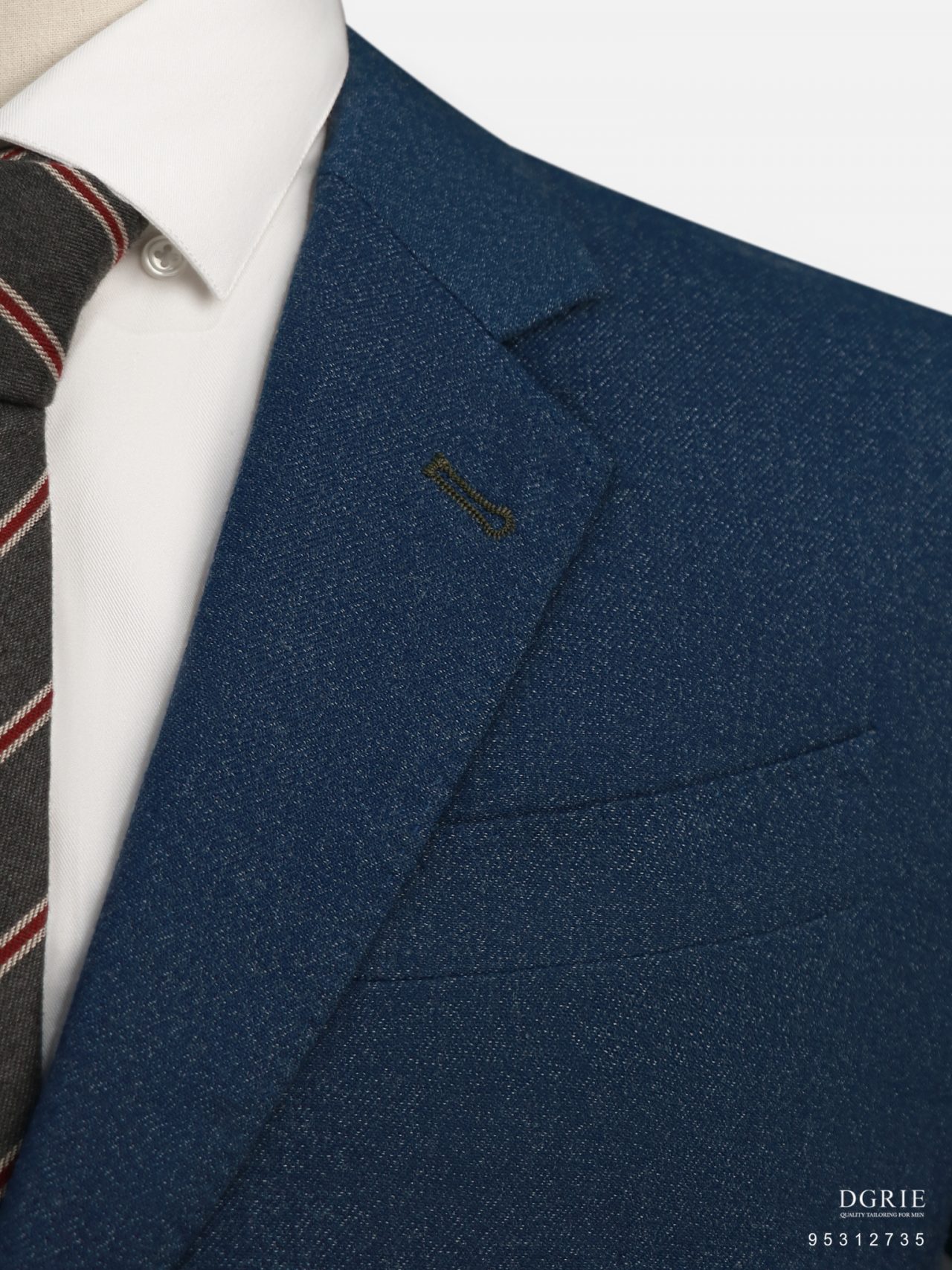 LINE ALBUM spruce blue notch lapel bbr horn button 250723 5