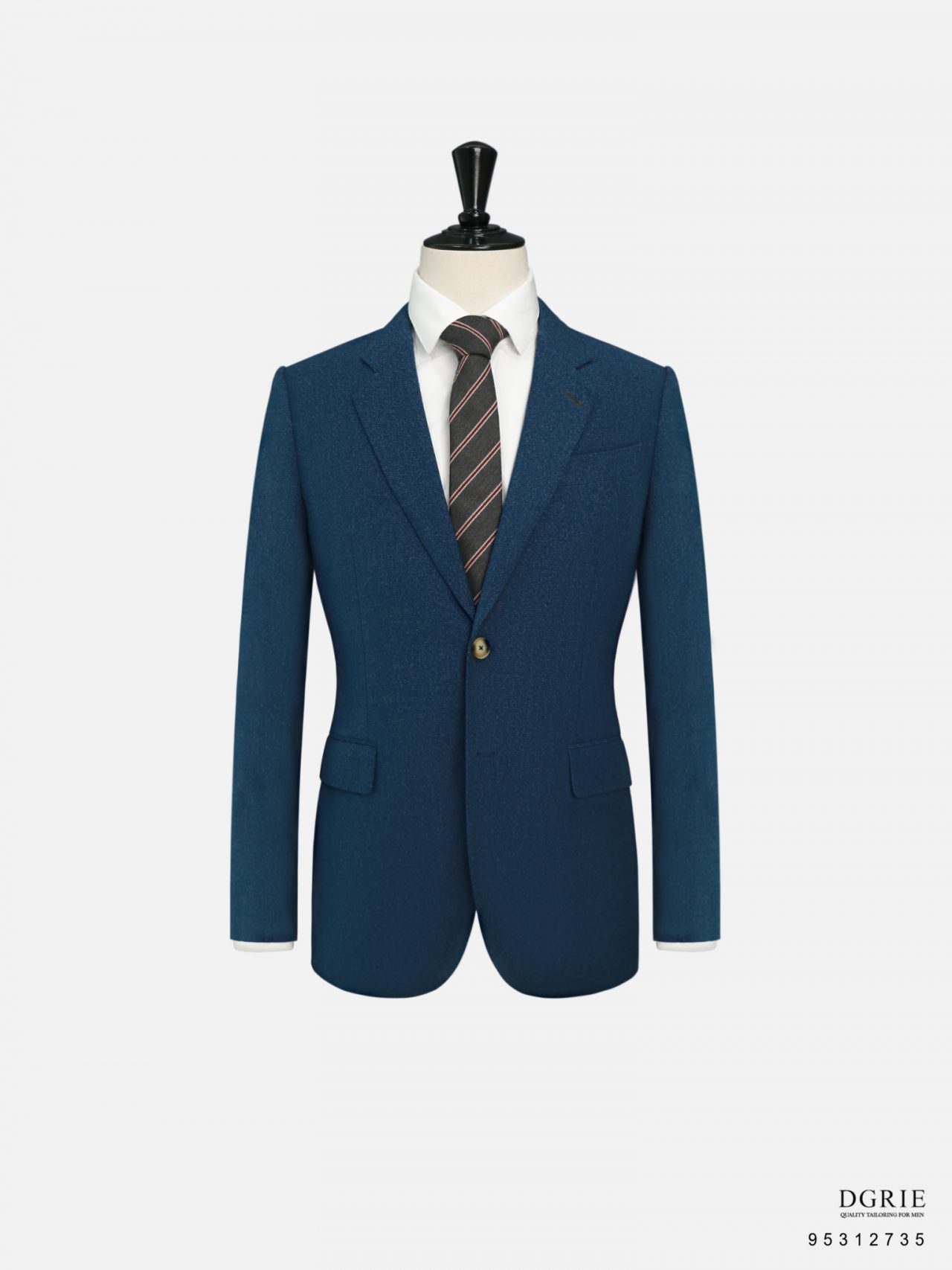 LINE ALBUM spruce blue notch lapel bbr horn button 250723 6