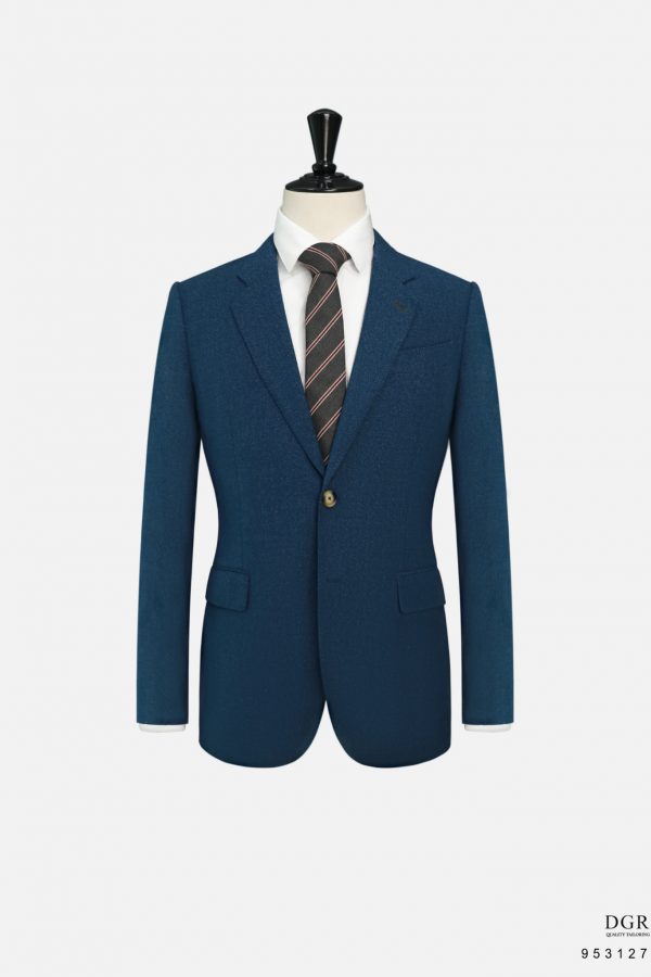 LINE ALBUM spruce blue notch lapel bbr horn button 250723 6