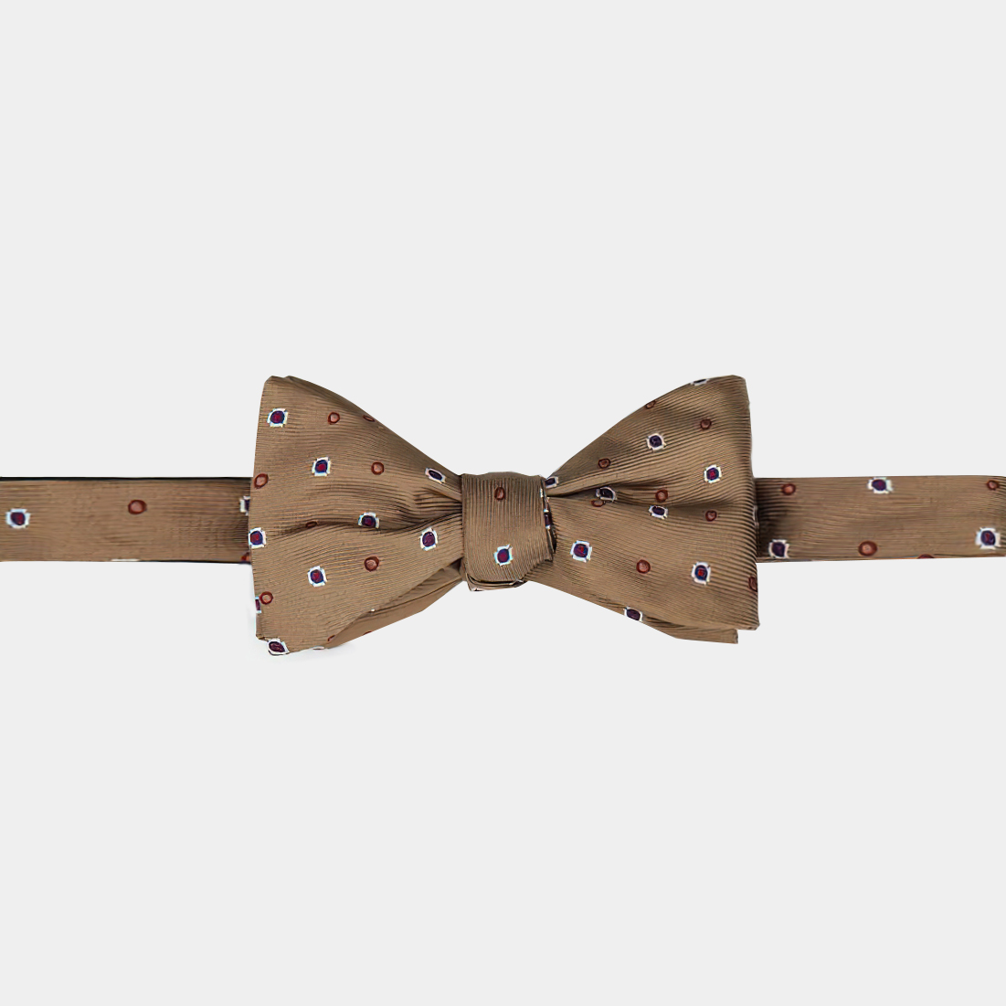brow coffee dot white bowtie dgrie 1
