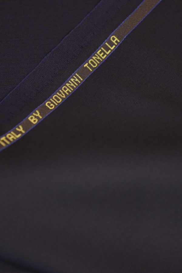 Giovanni tonella Italy: Dark Navy Wool Mohair Suits 1
