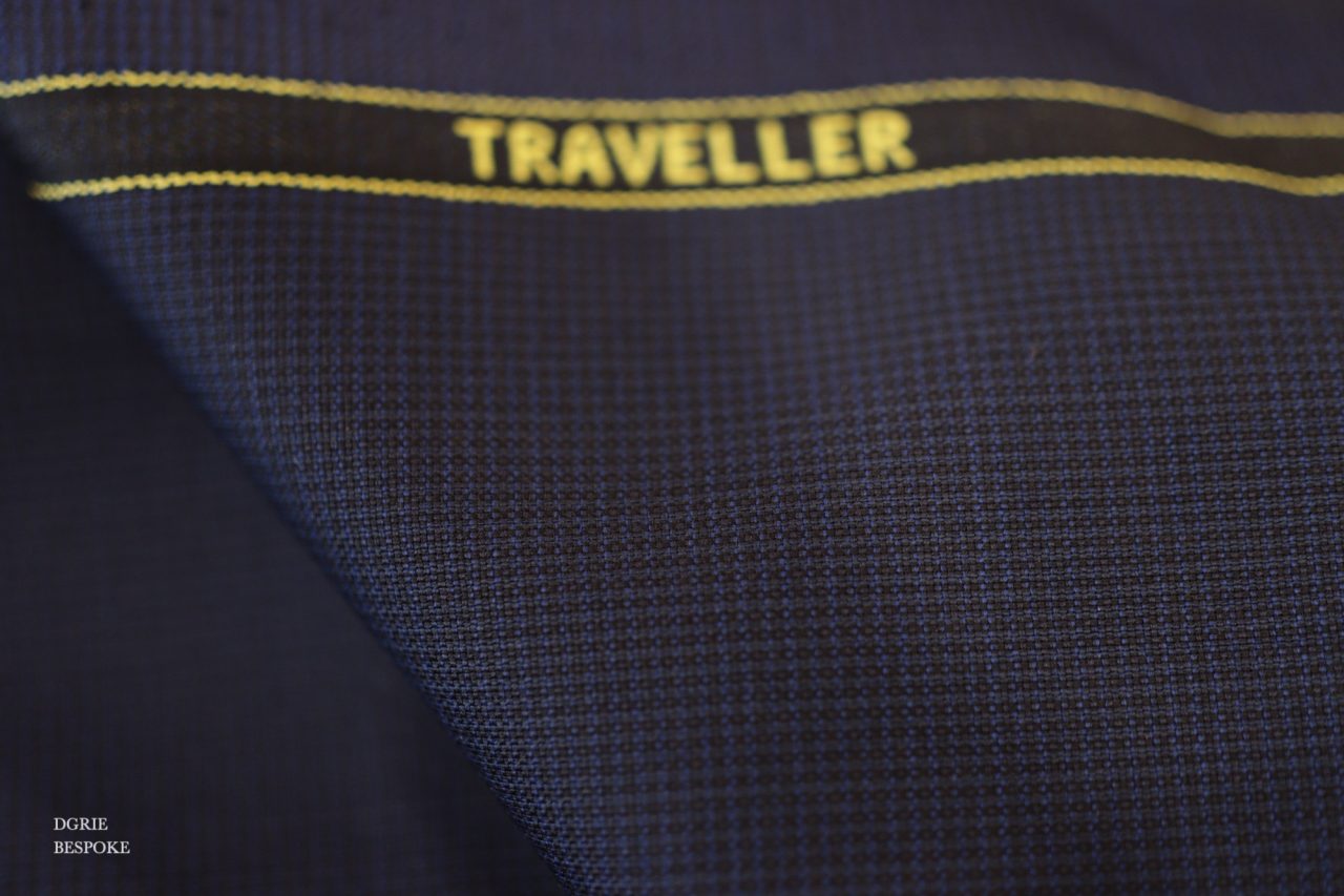 Zegna Navy Textured Custom Jacket: Made in italy