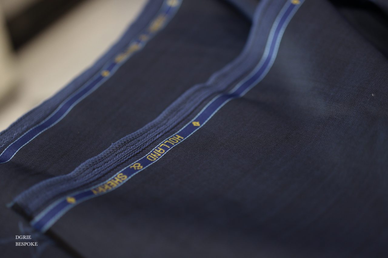 Holland & Sherry: Navy Wool+Kid Mohair Custom Suits