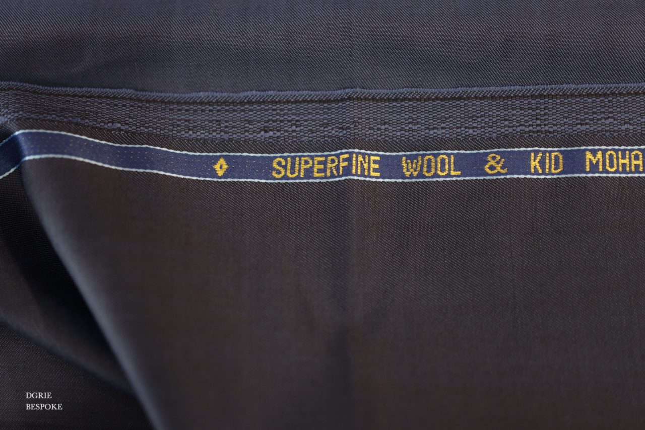 Holland & Sherry: Navy Wool+Kid Mohair Custom Suits