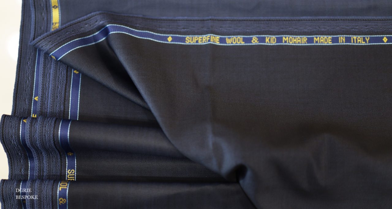 Holland & Sherry: Navy Wool+Kid Mohair Custom Suits