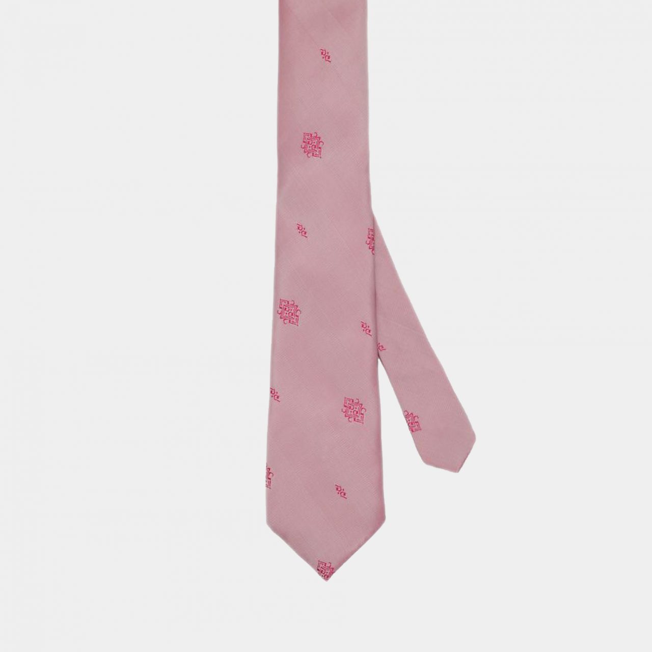 pink silk texture necktie dgrie
