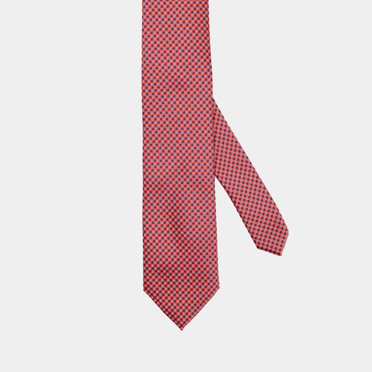 red burgundy black dot necktie dgrie
