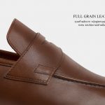 cognac premium penny loafer shoes dgrie 3