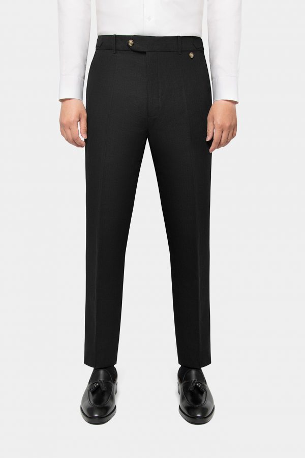 dgrie limited black herringbone pants dgrie 1