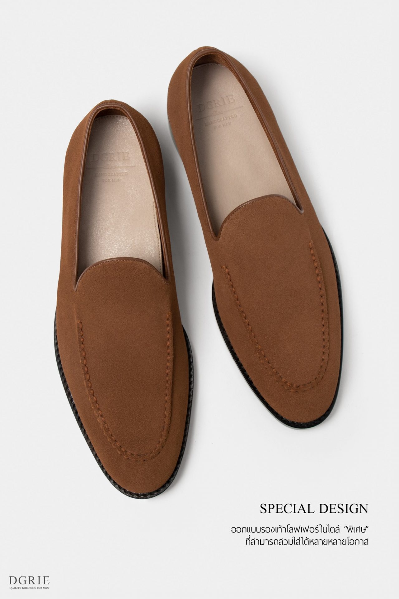 dgrie snuff suede tassel less loafers dgrie 6