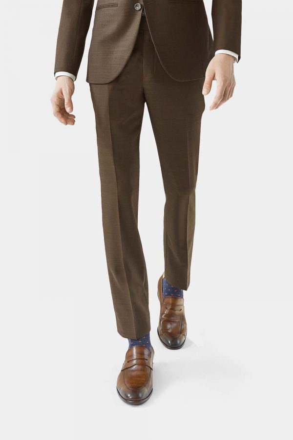 dgrie caesar mocha brown wool pant dgrie