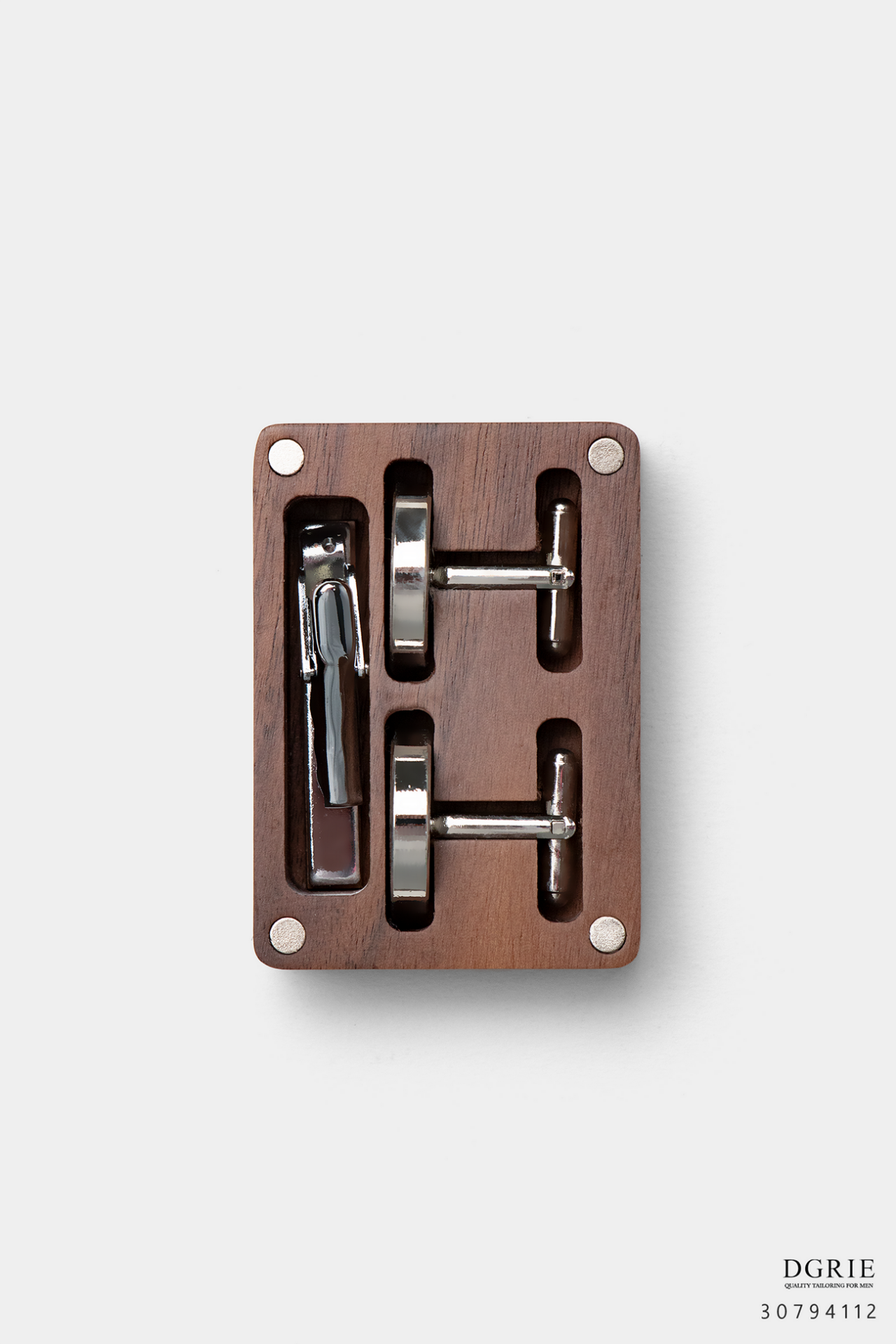 dgrie wooden cufflink amp tie clip box set dgrie 3