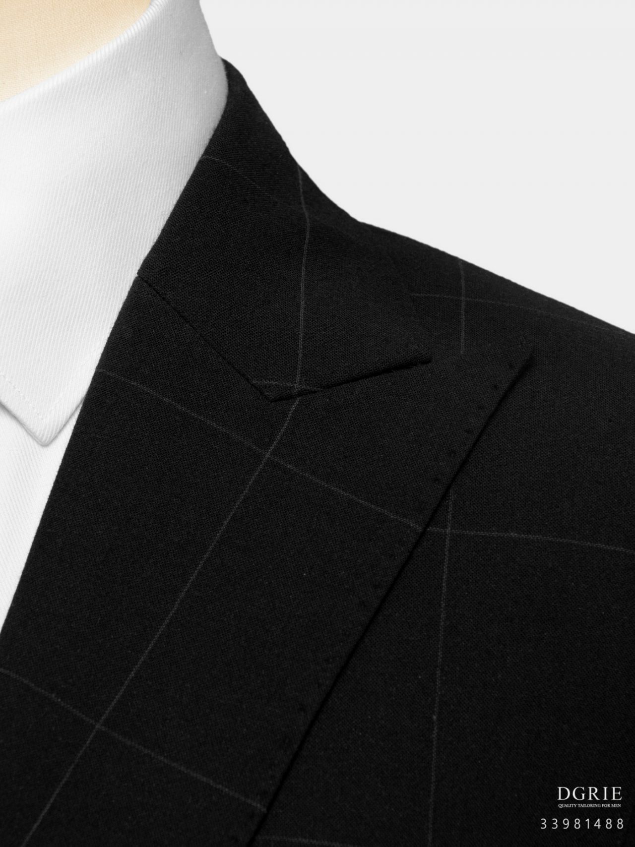 dgrie classic black windowpane suit dgrie 2