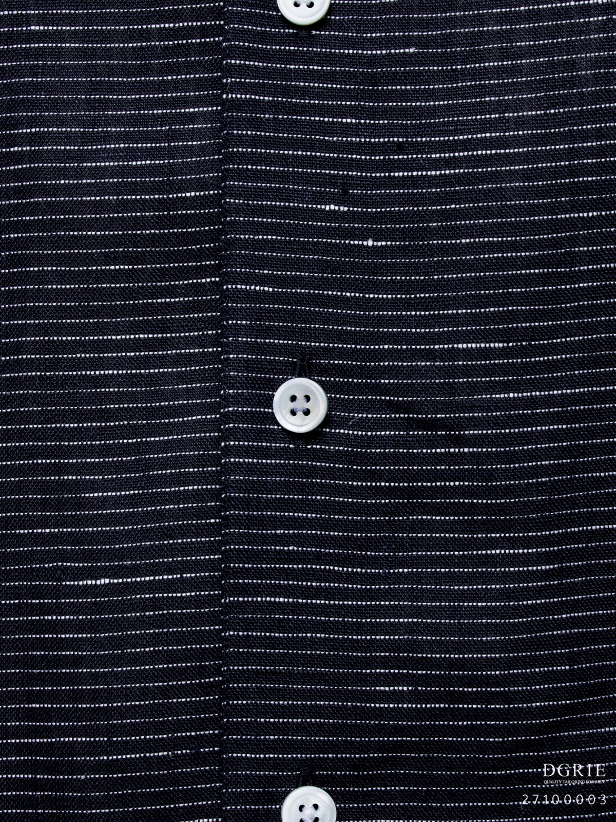 dgrie irish linen dark navy white stripe shirt dgrie 1