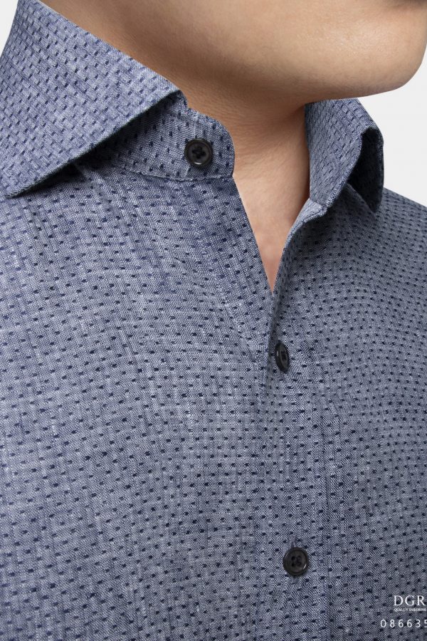 dgrie light gray curve collar linen shirt dgrie 2