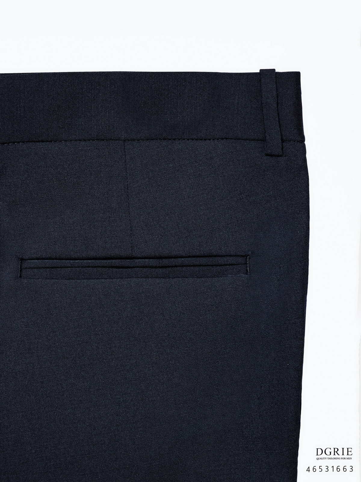 dgrie premim dark navy wool spandex suit dgrie 2