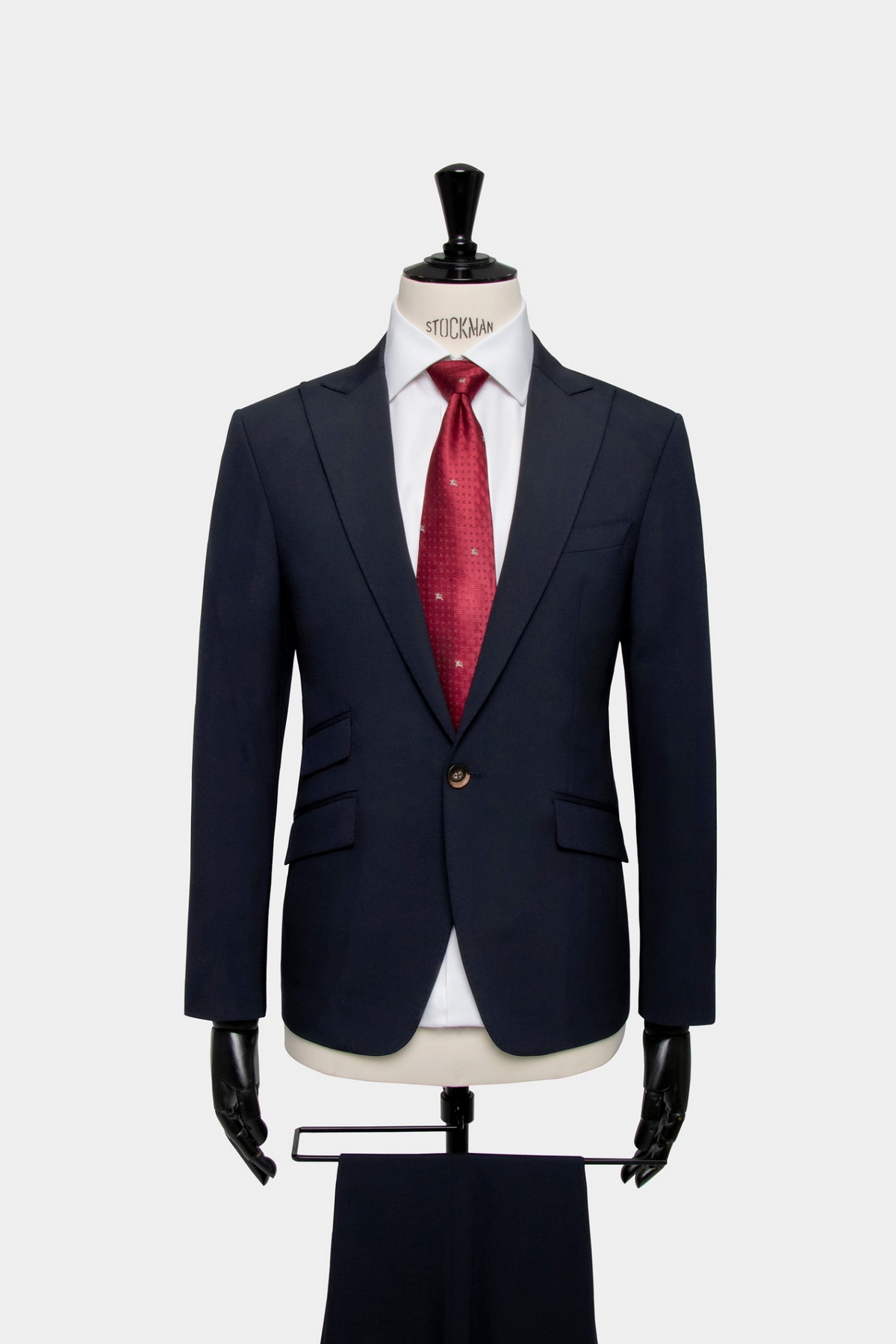dgrie premim dark navy wool spandex suit dgrie 7