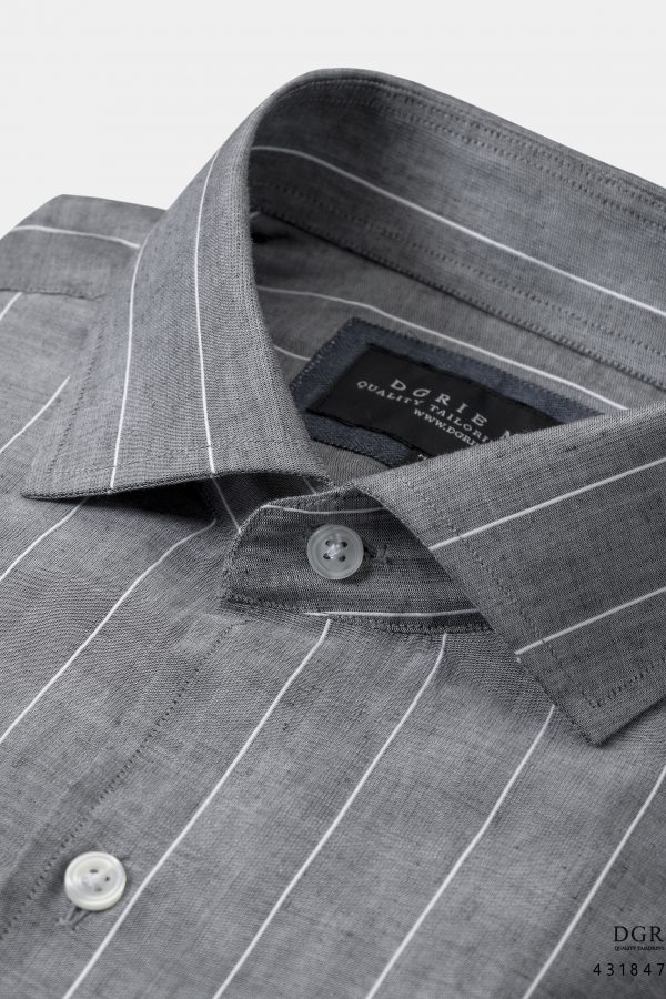 gray wt stripe cotton linen shirt dgrie 5