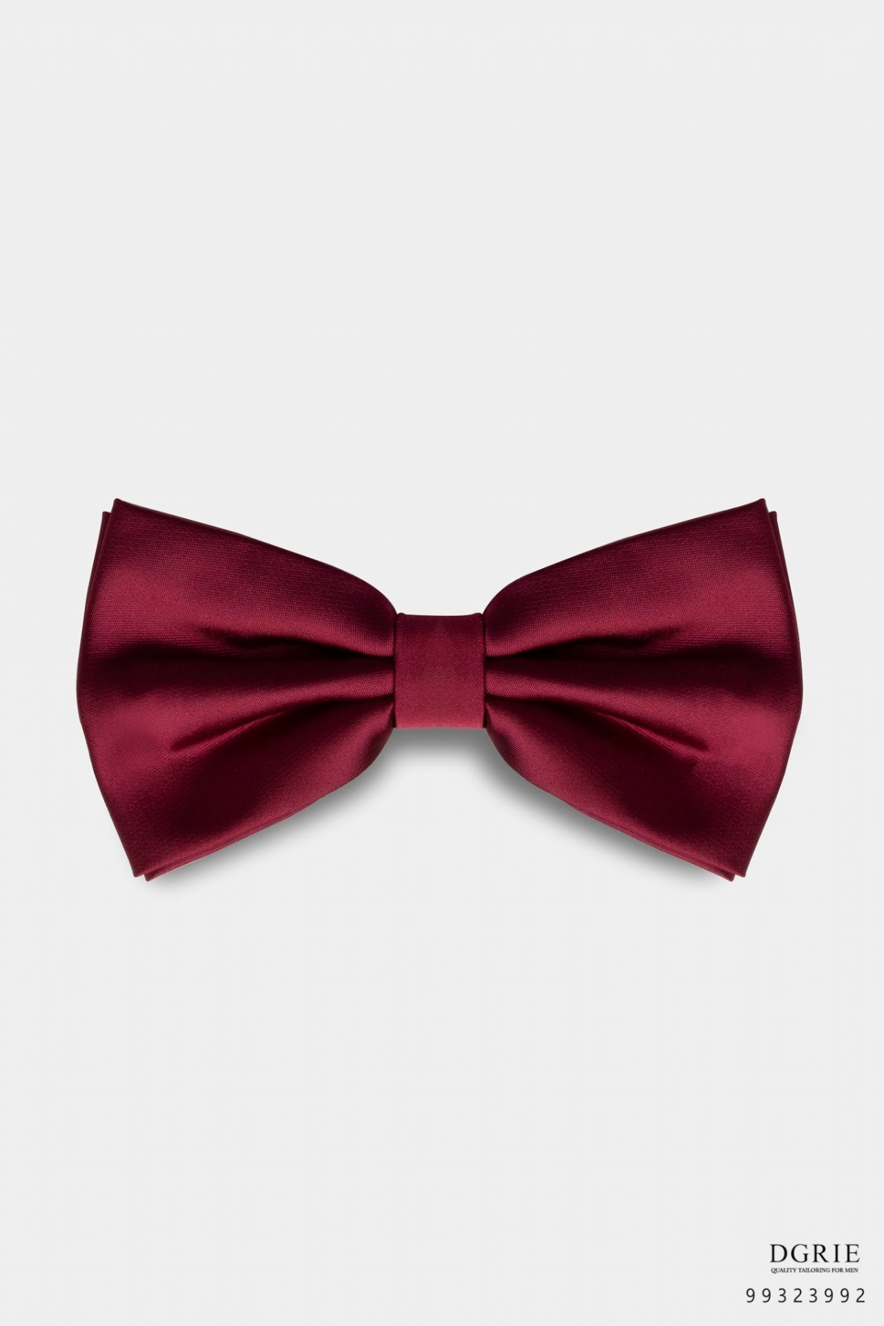 burgundy silk bowtie dgrie
