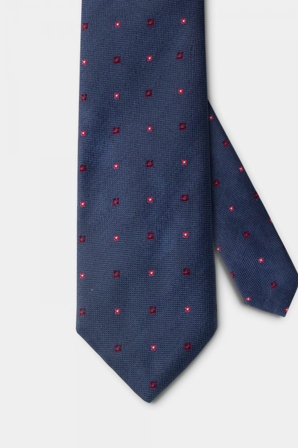 navy flower redampburgundy 3 inch necktie dgrie