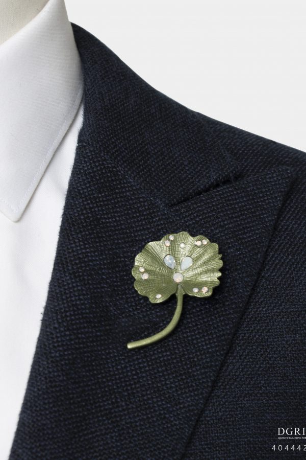lotus leaf diamond brooch dgrie