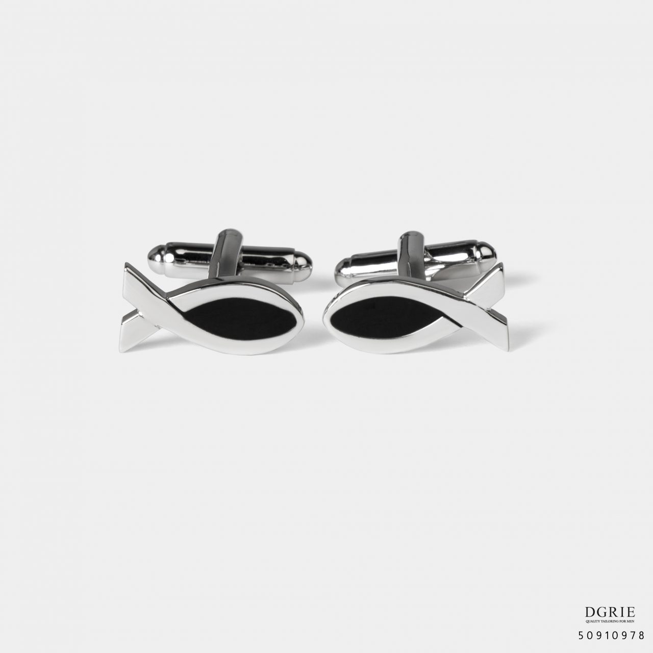 black fish silver cufflink dgrie 2