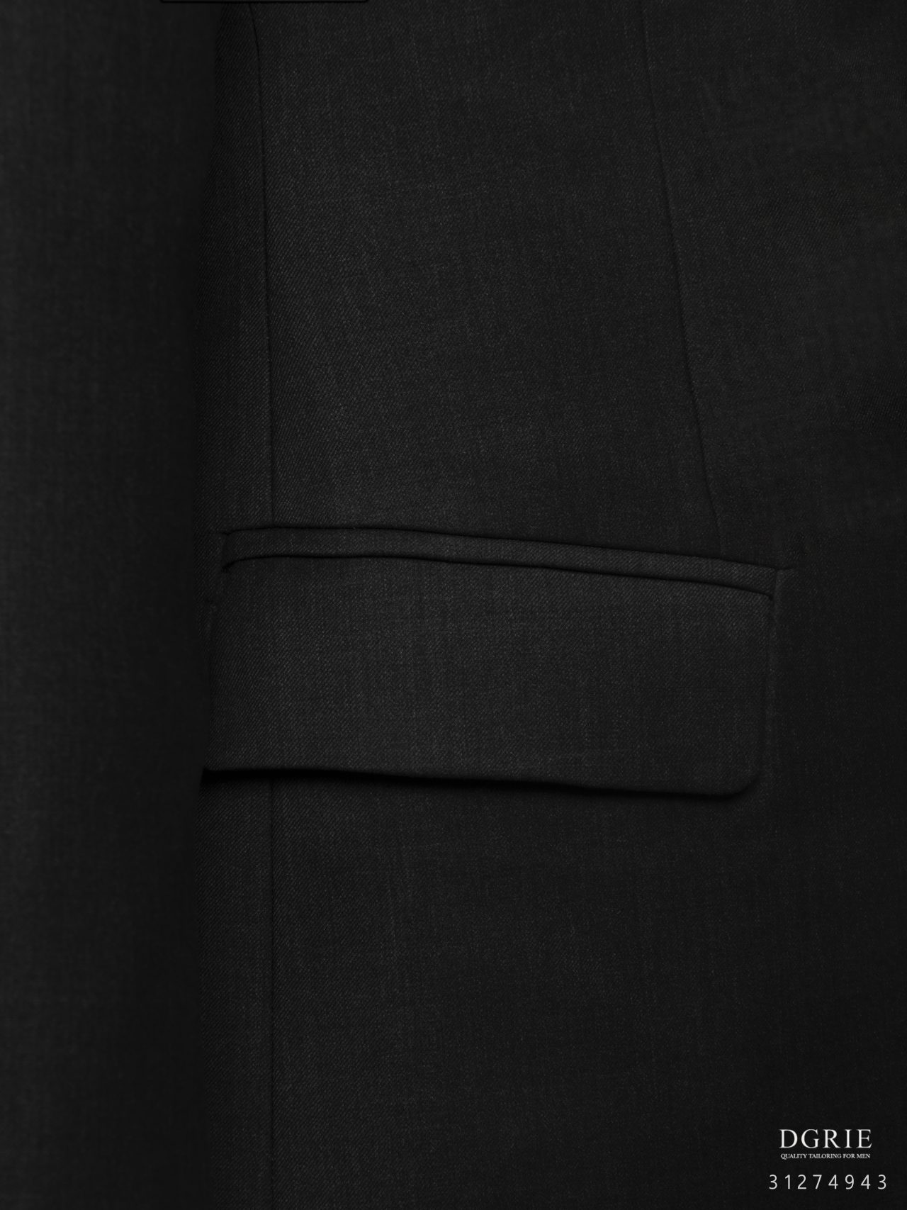 dark gray wool 2 button ms notch lapel jacket dgrie 1