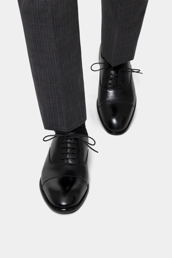 dgrie black round cap toe oxford shoe dgrie 9