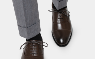 dgrie brown round cap toe oxford shoes dgrie 8