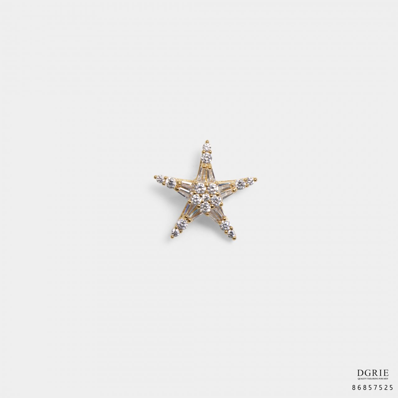golden stars sparkle brooch dgrie
