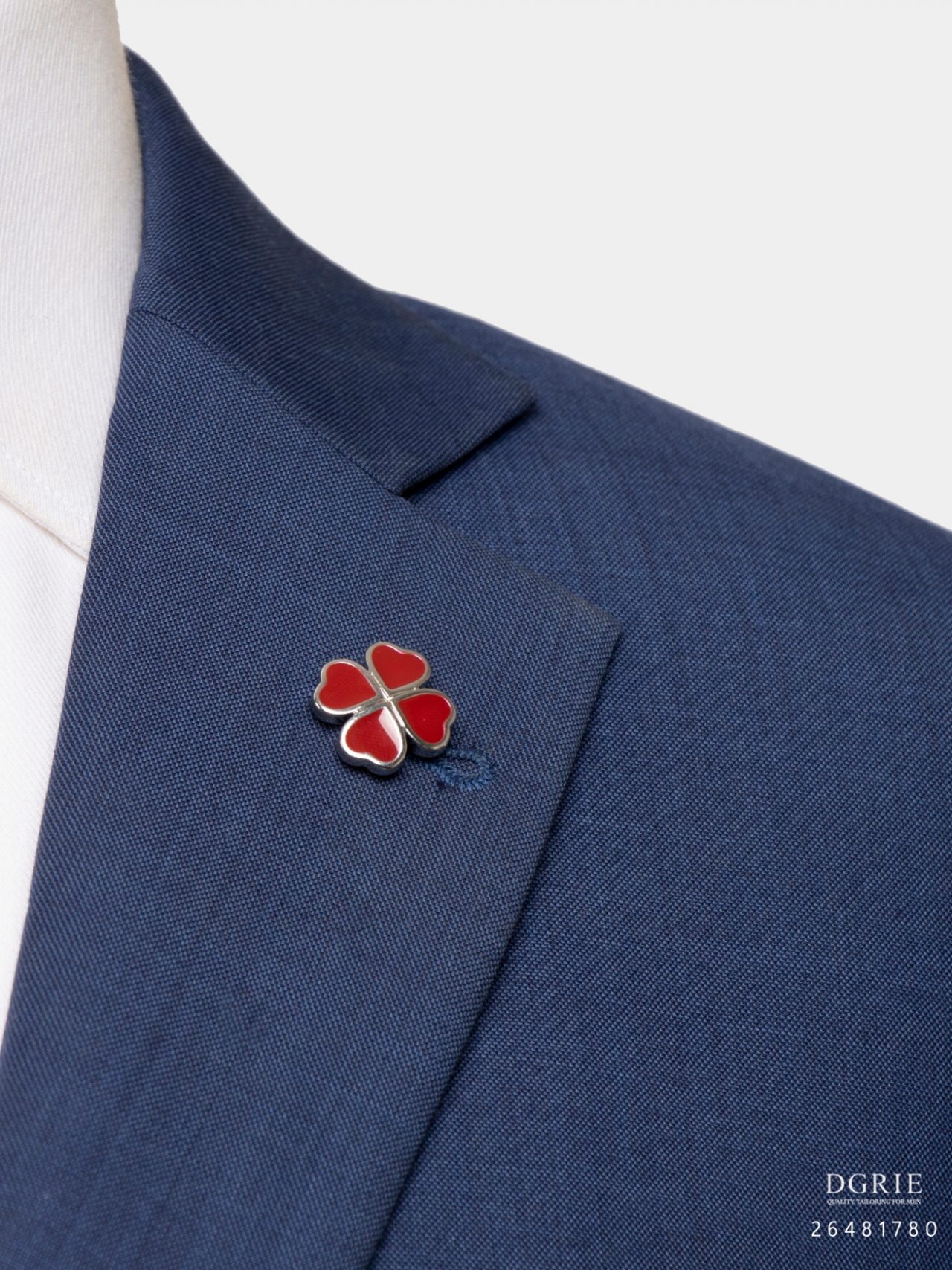 craft red clover brooch dgrie